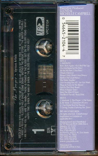 Claudelle Clark - The Prayer (TAPE) - PureSound Records