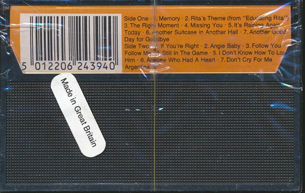 Barbara Dickson - The Love Songs (TAPE) - PureSound Records