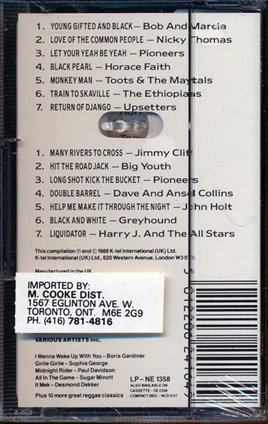 The Pioneers, The Ethiopians, Toots & The Maytals, The Upsetters, Etc. - Reggae Magic (TAPE) - PureSound Records