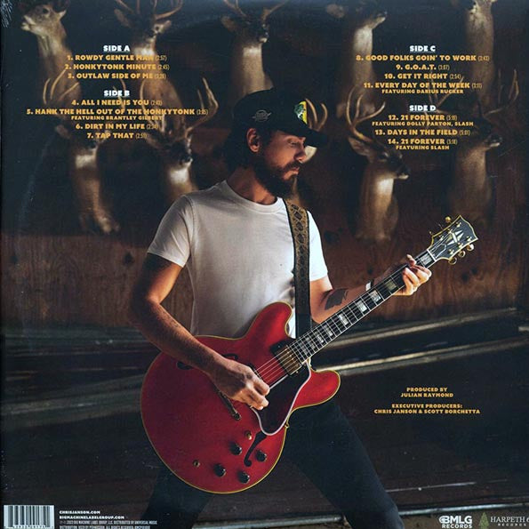 Chris Janson - The Outlaw Side Of Me (2xLP) (LP) - PureSound Records