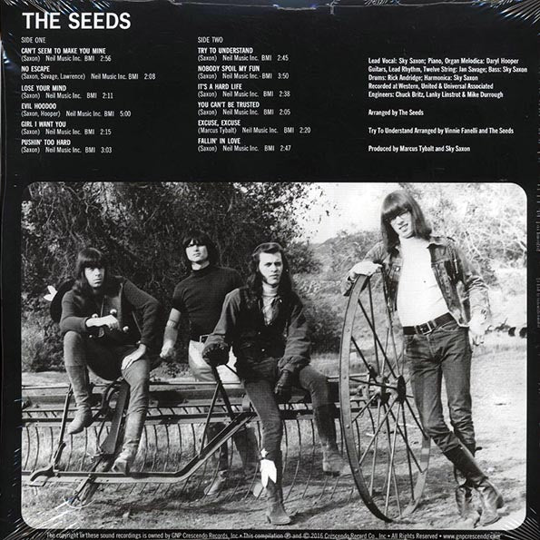 The Seeds - The Seeds (+9 bonus tracks) (mono) (2xLP) (180g) (LP)