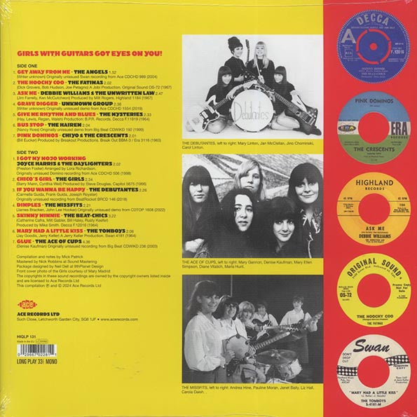 The Fatimas, The Hairem, The Girls, The Ace Of Cups, The Tomboys, Etc. - Girls With Guitars Got Eyes For You! (LP)