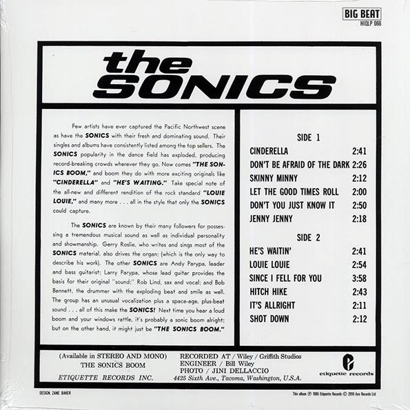 The Sonics - Boom (mono) (LP)