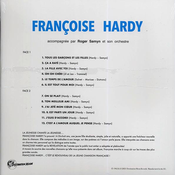 Francoise Hardy - Francoise Hardy (ltd. 500 copies made) (LP) - PureSound Records