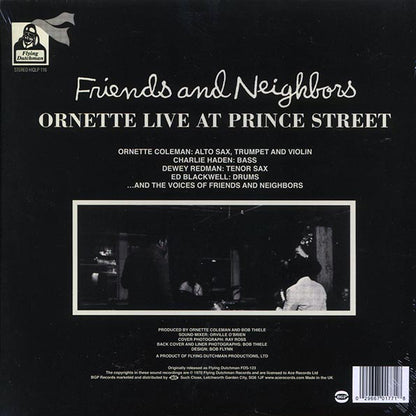 Ornette Coleman - Friends And Neighborsl Ornette Live At Prince Street (LP)