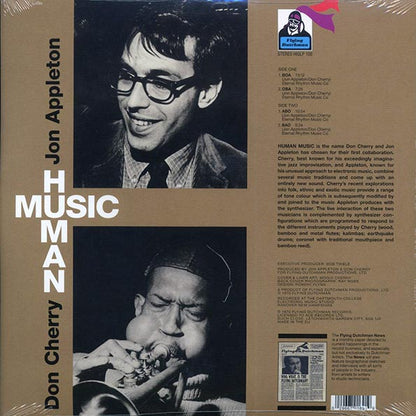 Jon Appleton, Don Cherry - Human Music (LP)