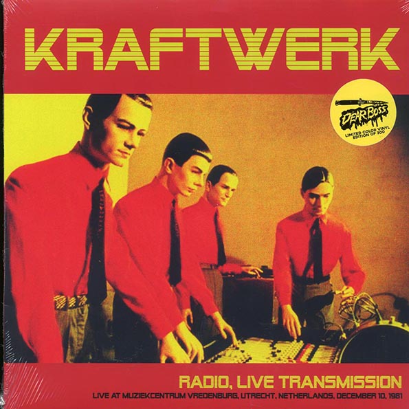 Kraftwerk - Radio, Live Transmission: Live At Muziekcentrum Vrendenburg, Utrecht, Netherlands, December 10, 1981 (ltd. 300 copies made) (LP) - PureSound Records