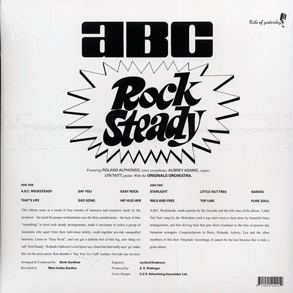 Roland Alphonso, Lynn Taitt - ABC Rocksteady (LP)