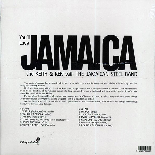 Ken Lyn, Ken Lazarus - You'll Love Jamaica And Keith & Ken With The Jamaican Steel Band (LP) - PureSound Records