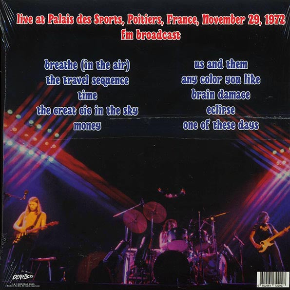 Pink Floyd - The French Connection: Live At Palais De Sports, Poiters, France, November 29, 1972 (LP) - PureSound Records