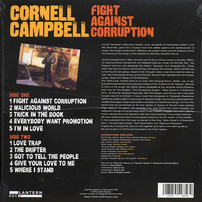 Cornell Campbell - Fight Against Corruption (LP) - PureSound Records