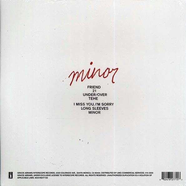 Gracie Abrams - Minor (LP) - PureSound Records