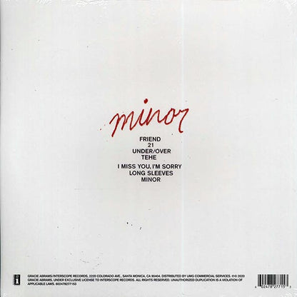 Gracie Abrams - Minor (LP) - PureSound Records