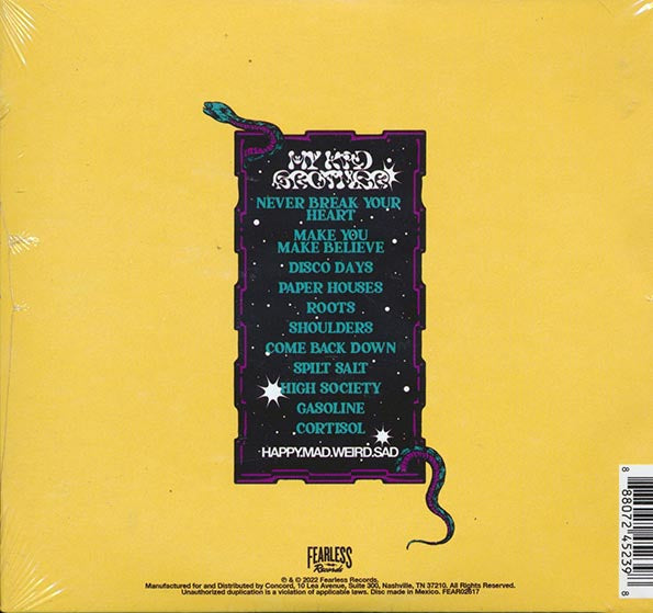 My Kid Brother - Happy Mad Weird Sad (CD)