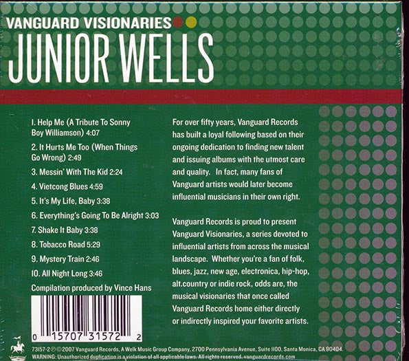 Jr. Wells - Vanguard Visionaries (CD)