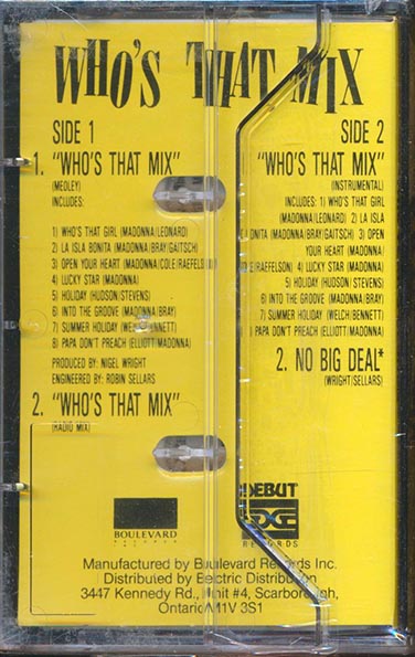 This Year's Blonde - Who's That Mix (TAPE) - PureSound Records