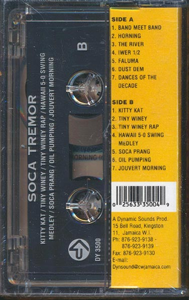 Byron Lee - Soca Tremor (TAPE) - PureSound Records