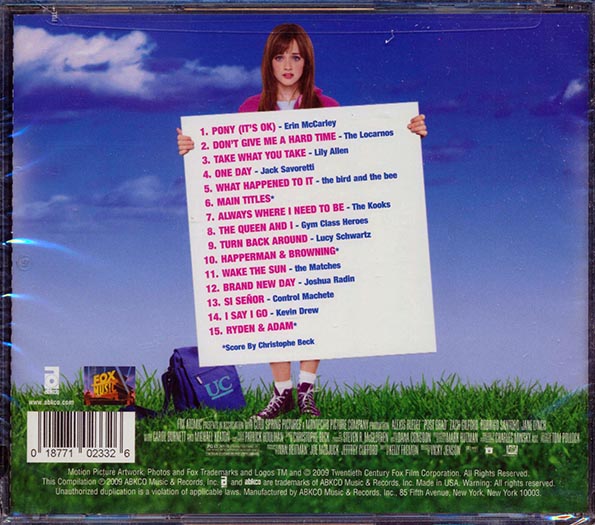 Eric McCarley, The Locarnos, Christophe Beck, The Kooks, Etc. - Post Grad: Music From The Motion Picture (CD)
