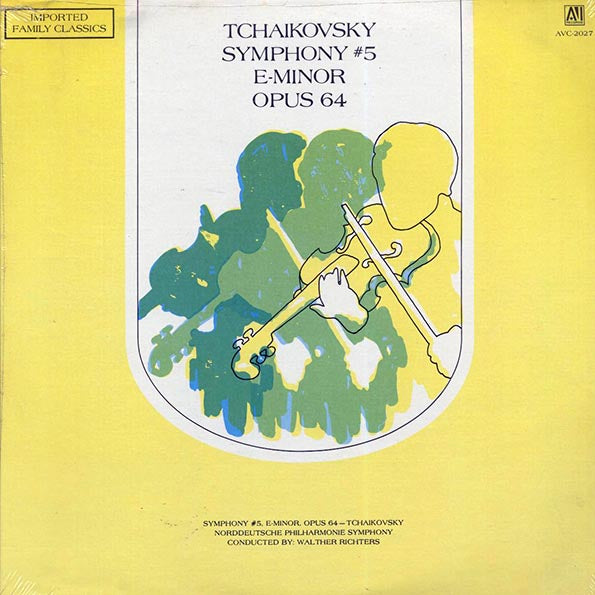 Tchaikovsky, Norddeutsche Philharmonic Symphony, Walther Richters - Tchaikovsky Symphony #5, E-minor Opus 64 (LP)