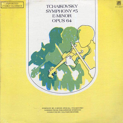 Tchaikovsky, Norddeutsche Philharmonic Symphony, Walther Richters - Tchaikovsky Symphony #5, E-minor Opus 64 (LP)