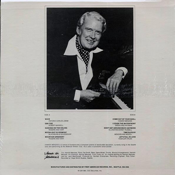 Hamish Menzies - Jazz Tracks (1980 FIRST PRESS) (LP) - PureSound Records