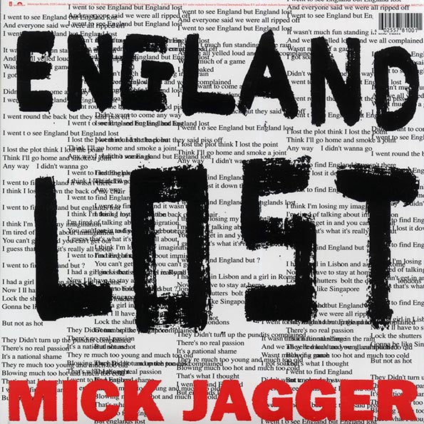 Mick Jagger - Gotta Get A Grip, England Lost (LP) - PureSound Records