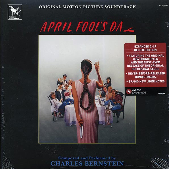 Charles Bernstein - April Fool's Day: Original Motion Picture Soundtrack (+bonus tracks) (2xLP) (expanded edition) (LP) - PureSound Records