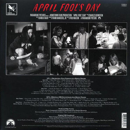 Charles Bernstein - April Fool's Day: Original Motion Picture Soundtrack (+bonus tracks) (2xLP) (expanded edition) (LP) - PureSound Records