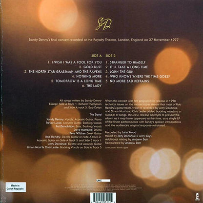 Sandy Denny - Gold Dust: Live At The Royalty (RSD 2022) (ltd. ed.) (180g) (LP)