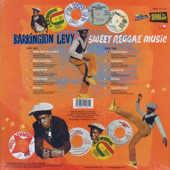 Barrington Levy - Reggae Anthology: Sweet Reggae Music 2.0 (LP) - PureSound Records