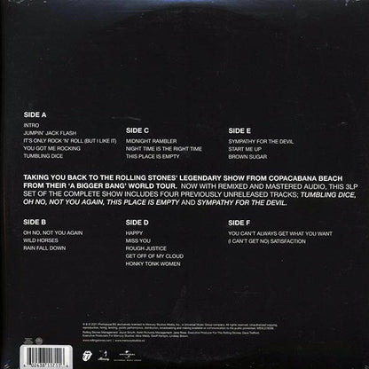 The Rolling Stones - A Bigger Bang: Live On Copacabana Beach (3xLP) (180g) (LP)