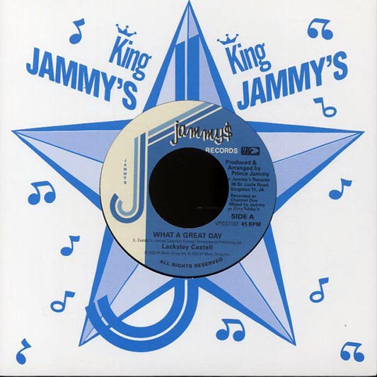 Lacksley Castell - What A Great Day  /  Prince Jammy - Throne Of Blood (7")