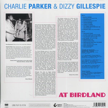 Charlie Parker, Dizzy Gillespie - At Birdland (+2 bonus tracks) (ltd. ed.) (180g) (LP) - PureSound Records