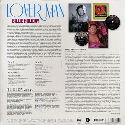 Billie Holiday - Lover Man (ltd. ed.) (LP) - PureSound Records