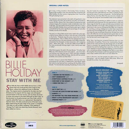 Billie Holiday - Stay With Me (ltd. ed.) (LP) - PureSound Records