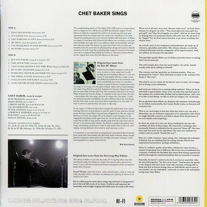 Chet Baker - Sings (ltd. ed.) (180g) (LP) - PureSound Records