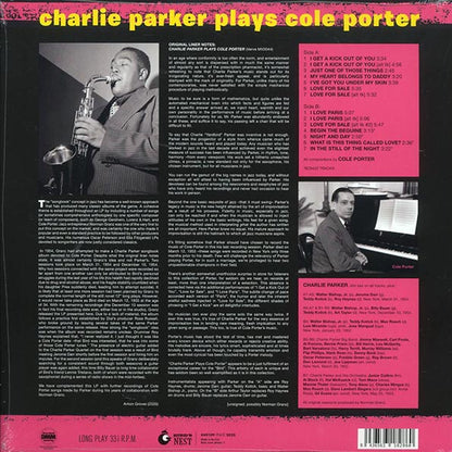 Charlie Parker - Charlie Parker Plays Cole Porter (+4 bonus tracks) (ltd. ed.) (180g) (LP) - PureSound Records