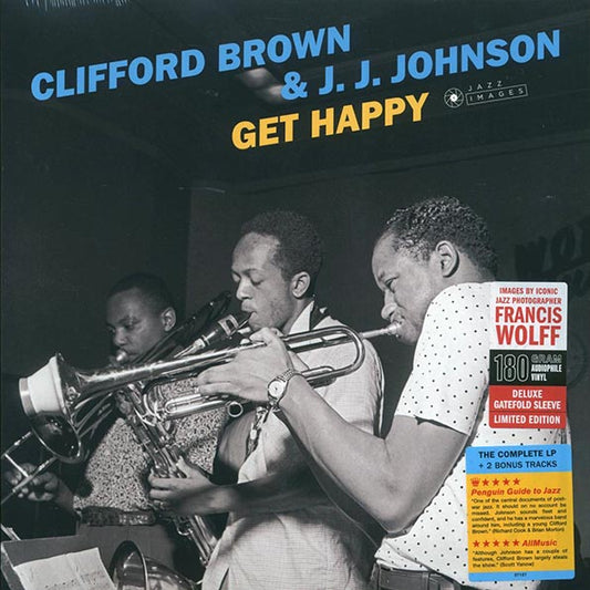 Clifford Brown, JJ Johnson - Get Happy (+2 bonus tracks) (ltd. ed.) (LP) - PureSound Records
