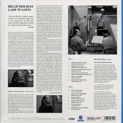 Billie Holiday - Lady In Satin (ltd. ed.) (180g) (LP) - PureSound Records