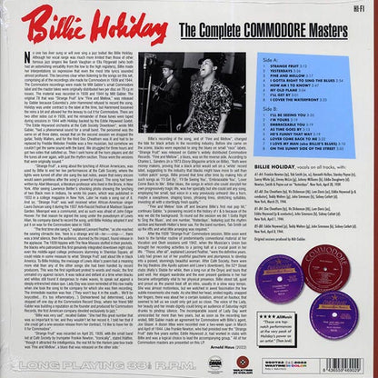 Billie Holiday - The Complete Commodore Masters (ltd. ed.) (180g) (LP) - PureSound Records