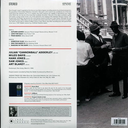 Cannonball Adderley, Miles Davis - Somethin' Else (+bonus track) (ltd. ed.) (LP) - PureSound Records
