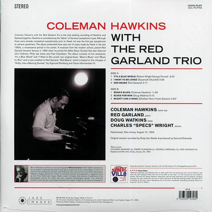 Coleman Hawkins, Red Garland Trio - Coleman Hawkins With The Red Garland Trio (+bonus track) (ltd. ed.) (LP) - PureSound Records
