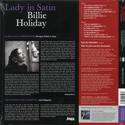Billie Holiday - Lady In Satin (+3 bonus tracks) (ltd. ed.) (180g) (LP) - PureSound Records