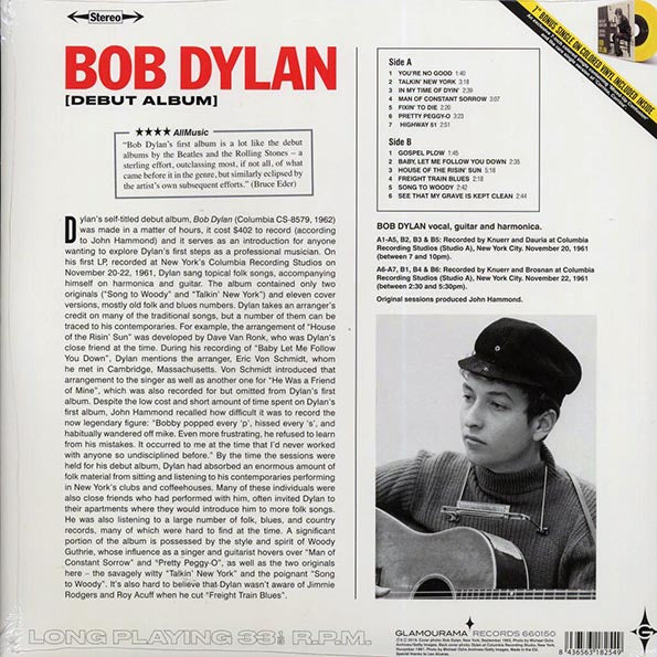 Bob Dylan - Bob Dylan (ltd. ed.) (180g) (7", LP)