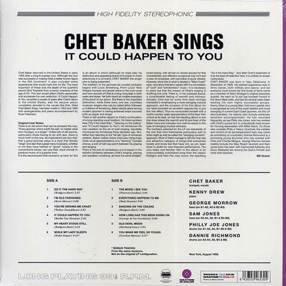 Chet Baker - Sings: It Could Happen To You (+2 bonus tracks) (ltd. ed.) (180g) (LP) - PureSound Records