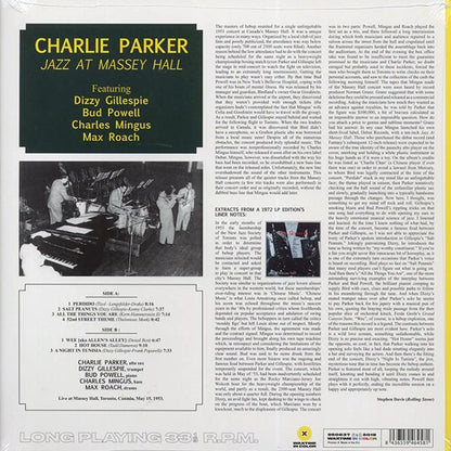 Charlie Parker, Dizzy Gillespie, Bud Powell, Charles Mingus, Max Roach - Jazz At Massey Hall (ltd. ed.) (180g) (LP) - PureSound Records