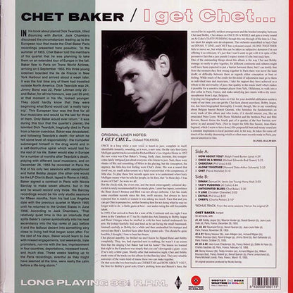 Chet Baker, Bobby Jaspar - I Get Chet (+bonus track) (ltd. ed.) (180g) (LP) - PureSound Records