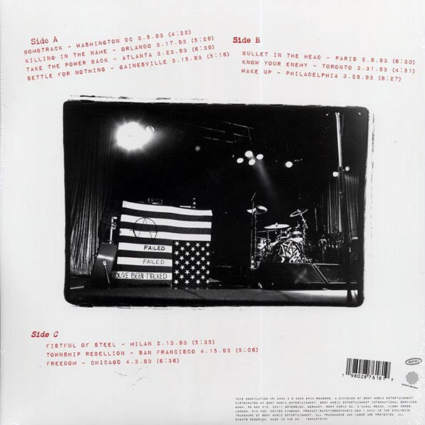Rage Against The Machine - Live On Tour 1993 (RSD 2025) (ltd. ed.) (LP)