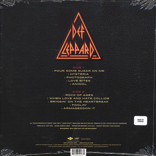 Def Leppard - Greatest Hits (LP) - PureSound Records