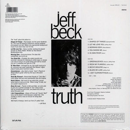 Jeff Beck - Truth (ltd. ed.) (remastered) (LP) - PureSound Records